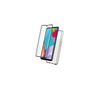 Protection Pack - Coque de protection pour téléphone portable - polyuréthanne thermoplastique (TPU) - transparent - avec protection d'écran en verre