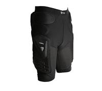 Protection Pantalon Rembourré de Moto Vélo Cuissard Armure Protecteur de Hanche Noir - S, Noir