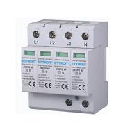 Protection parafoudre 220V Type T2 4 Pôles 275V 10kA-20kA Occupe 4 Modules DIN Ettroit JX5410