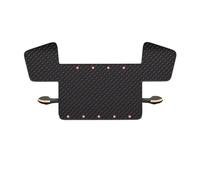Protection Pare-Brise Avant Pare-Neige De Voiture Couvre Hiver Auto Extérieur Parking Fenêtre Couvre Universel Voiture Pare-Brise Côté Fenêtre Couverture Protecteur(Noir)
