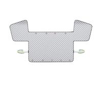 Protection Pare-Brise Avant Pare-Neige De Voiture Couvre Hiver Auto Extérieur Parking Fenêtre Couvre Universel Voiture Pare-Brise Côté Fenêtre Couverture Protecteur(Argent)