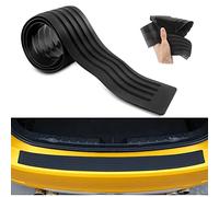 Protection Pare Choc Voiture Arriere, Keiurot Protection Universel pour Seuil de Porte de Voiture Bande Autocollante Voiture Nior pour Voiture/SUV (90CM/35.4Inch)