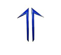 Protection Pare Choc Voiture Autocollant universel de Protection contre les chocs pour pare-chocs avant de voiture, bande de Protection anti-rayures pour décoration d'angle Bumper Guard ( Color : Blue