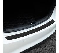 Protection Pare Choc Voiture pour MG HS 2024 2025 Accessoire, Fibre de Carbone Protection Coffre Voiture Protection des Pare-Chocs,104 * 9