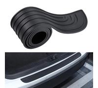 Protection Pare Choc Voiture pour Peugeot 308 SW II 2017-2021, Protection Seuil de Coffre Voiture Protection de Seuil de Chargement en Caoutchouc(Bla-ck,104cmx9cm)