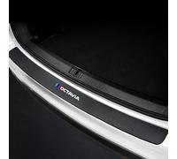 Protection Pare Choc Voiture pour Skoda Octavia 2024 2023 2022 2021-2019, Protecteur Pare-Chocs Arrière Autocollante Bande de Protection Arrière