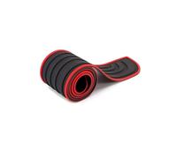 Protection Pare Choc Voiture pour Toyota Yaris III 2014-2018, Bande Coffre Pare-Chocs Bord Porte Seuil Strip, Accessoire Voiture,Coupe-BlackRed