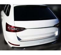 Protection Pare-Chocs Inox Mat 107cm pour Skoda Superb III Combiné de Bj 2015