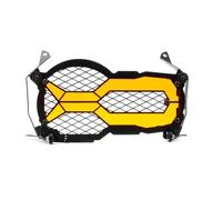 Protection Phare Moto Pour R1200GS Pour R1250GS Pour LC Pour ADV Pour Adventure Moto Protection Phare Rabattable Feux Avant Couverture Grille Phare(Orange)