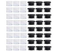 Protection Pied de Chaise, Lot de 48 Transparent Protege Pied de Chaise, Pieds Patins Ronds pour Jambes en Bois, Plastique ou Fer de Chaises et Tables - Anti-Rayures et Antibruit