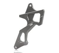 Protection Pignon Couvercle De Pignon Avant Moto Protecteur Chaîne Pour Yamaha Pour Raptor 125 250 350 700 700R(Gray)