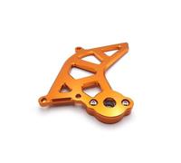 Protection Pignon Pour KEWS K16 K18 K19 K20 Séries Couvercle De Pignon D'entraînement Avant De Moto Boîtier En Aluminium CNC Protecteur De Chaîne(Orange)