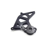Protection Pignon Pour KEWS K16 K18 K19 K20 Séries Couvercle De Pignon D'entraînement Avant De Moto Boîtier En Aluminium CNC Protecteur De Chaîne(Black)