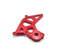 Protection Pignon Pour KEWS K16 K18 K19 K20 Séries Couvercle De Pignon D'entraînement Avant De Moto Boîtier En Aluminium CNC Protecteur De Chaîne(Red)