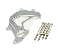 Protection Pignon Pour Z750 Z800 2013 2014 2015 2016 Moto Pignon Avant Panneau Gauche Moteur Garde Chaîne Couverture Protection(Argent)