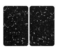 Protection plaque de cuisson - WENKO - Terrazzo - Verre trempé - Lot de 2 - 30x52 cm - Multicolore
