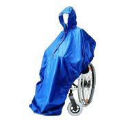 Protection Pluie Fauteuil Roulant Poncho imperméable universel for fauteuil roulant, housse de pluie, à capuche, aide la mobilité, protection for les déplacements en plein air(Black)