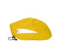 Protection pluie pour casque vélo avec bande réflechissante ( Jaune / Unique )