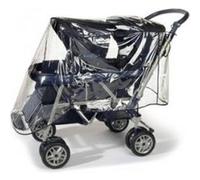 Protection pluie poussette double Duo REER G