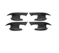 Protection PoignéE Compatible Avec Pour OMODA Pour C5 2022-2024 Cadre Décoratif Poignée Porte Extérieure De Voiture Accessoires Style Décoratifs Protection(Bright Black With Logo)