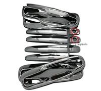 Protection Poignée Porte Voiture Pour, L-acetti, O-ptra, D-aewoo, N-ubira, Suzuki, V-iva Couvercle De Poignée De Porte Extérieure Chromé,(5)