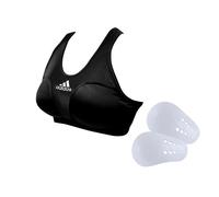 Protection poitrine brassière avec coque femme adidas Noir XL