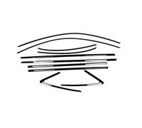 Protection Portiere Voiture Kit Couverture Décorative Pour A3 S3 Berline 2015 - 2020 Bande Garniture Fenêtre Extérieure Voiture Joint Coffre