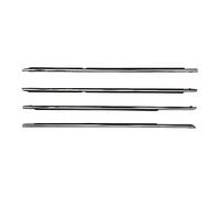 Protection Portiere Voiture Pour Toyota Pour Camry 2006-2011 75710-06080 Voiture Porte Fenêtre Coupe-froid Moulage Garniture D'étanchéité Ceinture Bande Météo 4 Pièces Noir Joint Coffre