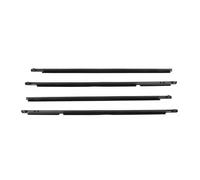 Protection Portiere Voiture Pour Toyota Pour Corolla 2008-2013 4 Pièces, Bandes D'étanchéité En Caoutchouc Pour Garniture Fenêtre Avant Et Arrière 7573012300 7571002210 Coupe-Froid Automobile(Noir)