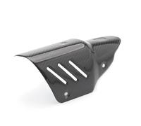 Protection Pot Echappement Protection thermique d'échappement de moto, compatible avec pour Yamaha MT03 R3 R6, en fibre de carbone véritable, anti-brûlure Bouclier Thermique(Real Carbon)
