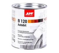 APP B120 Protection bitumeuse pour bas de caisse liquide | Protection carrosserie voiture aux propriétés antirouille, anti gravillon et insonorisantes | Goudron liquide anti gravillon noir | 1,3 Kg