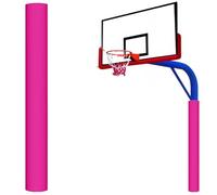 Protection pour bâtons de basket-ball - Résistant aux intempéries - Pour poteaux de 114 à 220 mm de diamètre - Avec attaches en nylon