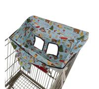 Protection pour chariot de courses - Couverture de chariot de courses - Housse de siège pour et fille - Adorable housse de protection contre la poussière imprimée pour siège auto - Design facile à