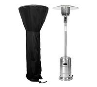 Protection pour Chauffage Terrasse Au Gaz, Parasol Chauffant Exterieur Gaz, Noir, 240x92x48cm