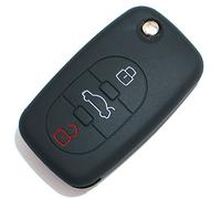 Protection pour inest-Folia - En silicone - Pour e voiture à 3 boutons Noir