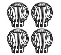 Protection pour descente de gouttière 4PCS Gutter Guard Downspouts Filter Strainer Preventing Leaf Debris Branches Roof Moss From Clogging The Pipes