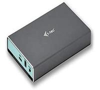 Protection pour Disque Dur i-Tec CAMYSAFEDUALM2 USB Aluminium M.2 SATA USB-C USB 3.2 USB 3.2 Gen 2 (3.1 Gen 2)
