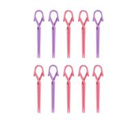 Protection pour la peau pour vernis - Protections pour manucure | professionnelle, 10 clips pour doigts antidérapants | Outil de protection polonais propre pour artistes et salons personnels