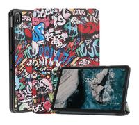 Lobwerk Coque de protection pour Nokia T20 10,4" Slim Case avec fonction support et fonction veille/réveil automatique