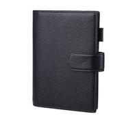 Protection pour Ordinateur Portable en Cuir PU avec, Black | Matériaux PU résistants rayures avec plusieurs emplacements pour cartes, poches pour cartes intégrées pour les