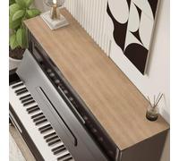 Protection Pour Piano, Housse En Cuir PU Imperméable Et Anti-poussière, Chemin De Protection Pour Piano Droit, Buffet, Commode, Meuble TV, Décoration Intérieure-Pattern-2||30 * 160cm/11.8 * 63in