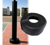 Protection pour Poteau De Basket-Ball 12" X 12", Tapis De Réception Enveloppant Ultra-résistant pour Poteaux Carrés Et Ronds De 2" À 8", Tapis De Base De Basket-Ball(Black-C Fit 4" Pole,Thick 8")