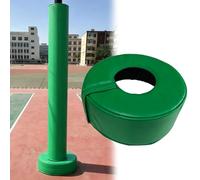 Protection pour Poteau De Basket-Ball 12" X 12", Tapis De Réception Enveloppant Ultra-résistant pour Poteaux Carrés Et Ronds De 2" À 8", Tapis De Base De Basket-Ball(Green-C Fit 2" Pole,Thick 4")