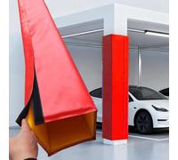 Protection pour poteaux de Basket, Coussin postor en Mousse, Toutes Saisons, Garage, sous-Sol, Basket-Ball, Multicolore, Multi-Tailles(Red - H 4ft,Id 10.5x10.5 in)