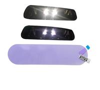 Protection pour rétroviseur - Film anti-reflet imperméable en PET 5 x 20 cm, écran violet transparent résistant aux | Autocollant de protection pour rétroviseur de voiture pour fenêtres