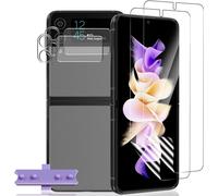 Protection Pour Samsung Galaxy Z Flip 3 Protecteur D'écran, Film Tpu Flexible 2pièces + 2pièces Protecteur D'écran Externe + 2pièces Samsung Galaxy Z Flip 3 Verre Trempé Protection D'objectif