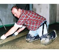 Protection professionnelle des genoux et des jambes I Chaps avec fermeture à pression robuste pour les installateurs de chape le ciment I Certifié selon DIN EN 14404 I Ingénierie Allemande