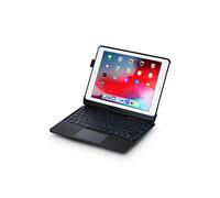 Urban Factory LUMEE - Clavier et étui - avec pavé tactile - backlit - sans fil - Bluetooth 5.1 - AZERTY - noir - pour Apple 10.2-inch iPad (7ème génération)