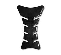 4R Quattroerre.it Protection Réservoir Adhésive 3D pour Motos Sport, Carbone, 20 x 13 cm
