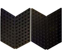 Protection Réservoir Antidérapant Moto Latérale Race Grip Evo, Noir, Lot de 4